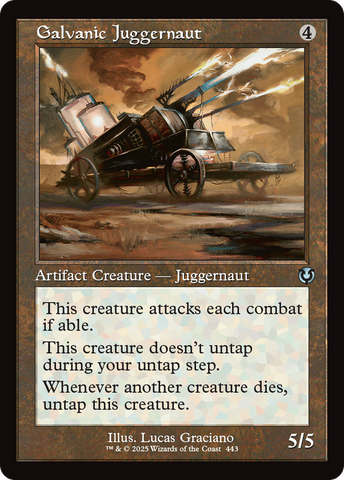 {C} Galvanic Juggernaut (Retro Frame) [Innistrad Remastered][INR 443]