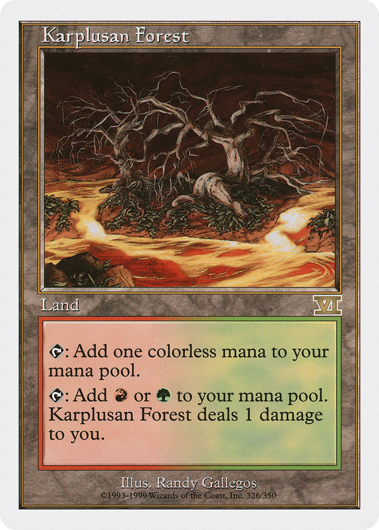 {R} Karplusan Forest [Classic Sixth Edition][6ED 326]