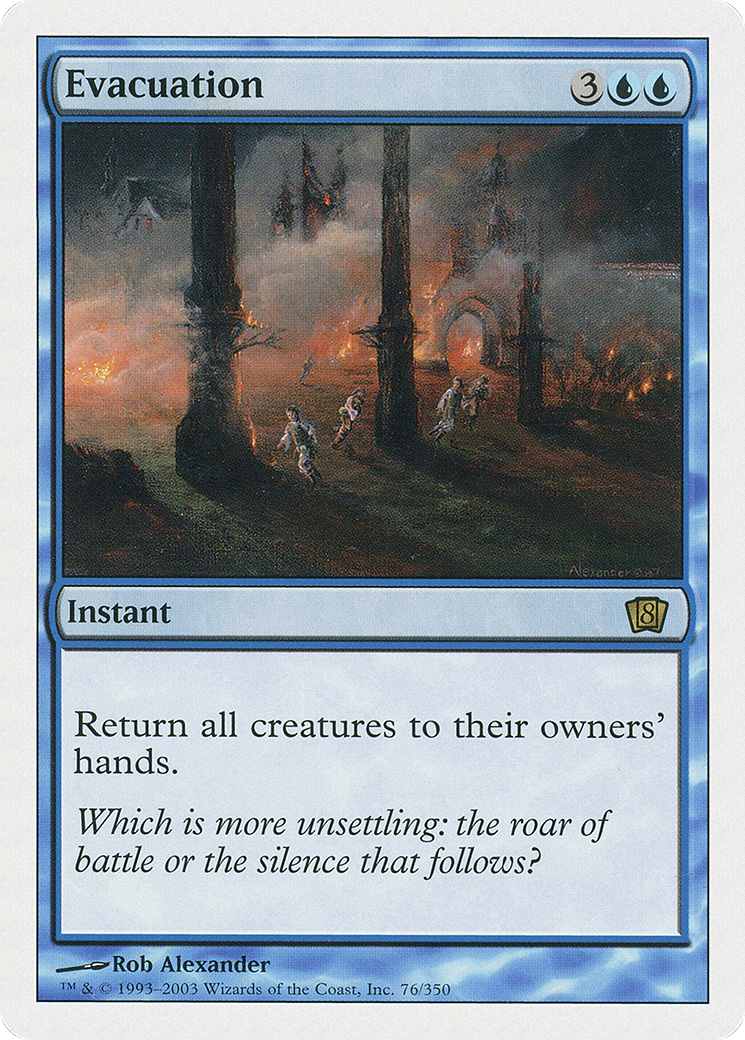 {R} Evacuation [Eighth Edition][8ED 076]