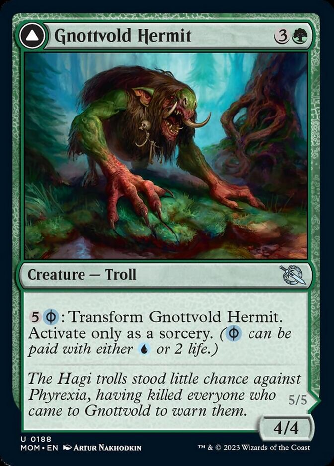 {@C} Gnottvold Hermit // Chrome Host Hulk [March of the Machine][MOM 188]