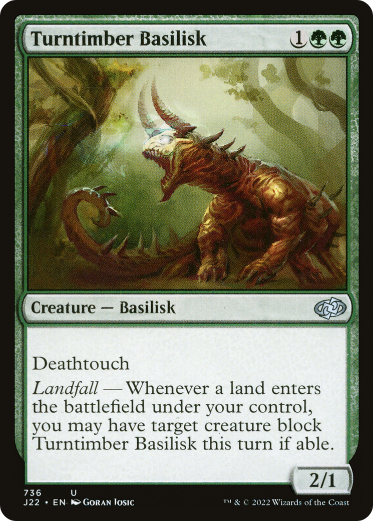 {C} Turntimber Basilisk [Jumpstart 2022][J22 736]