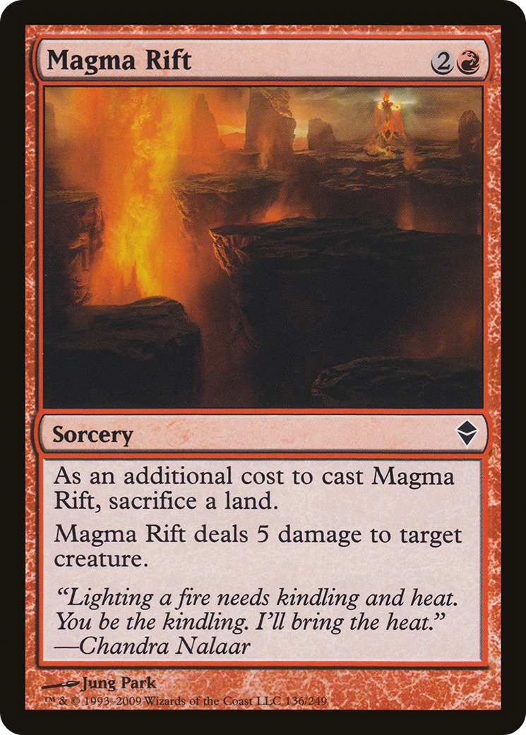 {C} Magma Rift [Zendikar][ZEN 136]