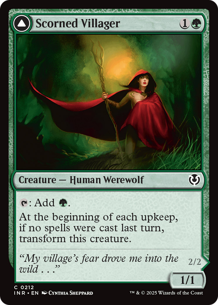 {C} Scorned Villager // Scrounged Scythe [Innistrad Remastered][INR 212]