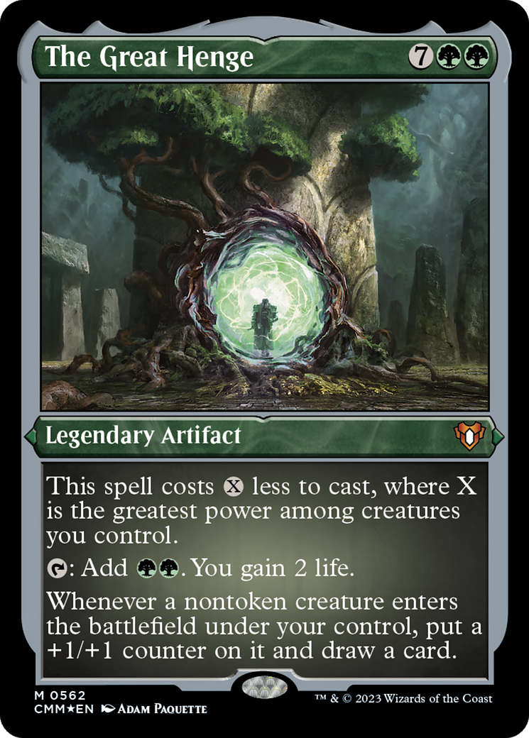{R} The Great Henge (Foil Etched) [Commander Masters][CMM 562]
