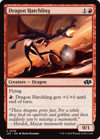{C} Dragon Hatchling [Foundations Jumpstart][J25 536]