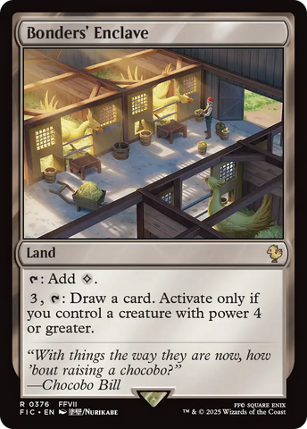 {R} Bonders' Enclave [FINAL FANTASY Commander][FIC 376]