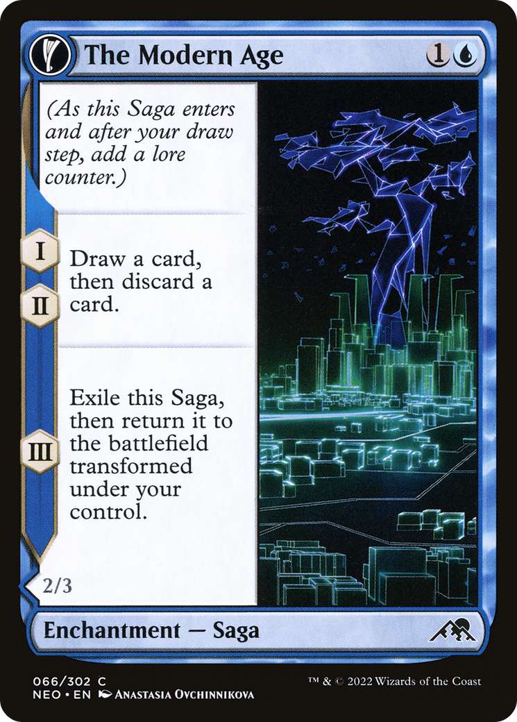 {C} The Modern Age // Vector Glider [Kamigawa: Neon Dynasty][NEO 066]
