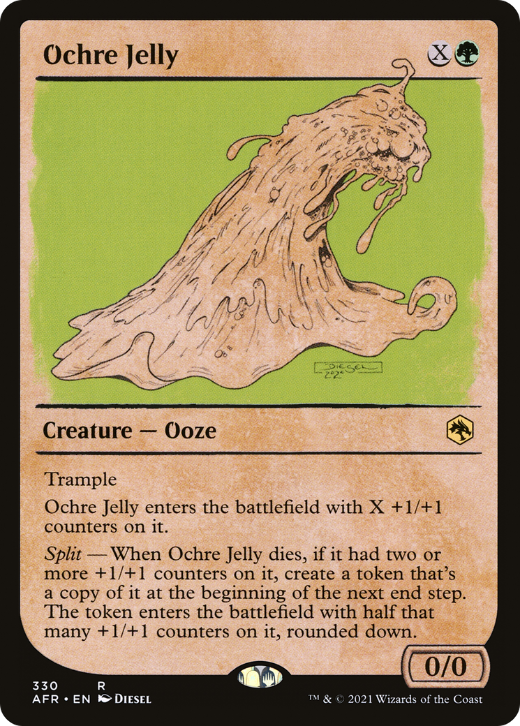 {R} Ochre Jelly (Showcase) [Dungeons & Dragons: Adventures in the Forgotten Realms][AFR 330]