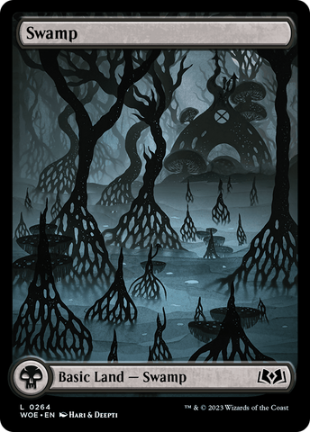 {B} Swamp (264) (Full-Art) [Wilds of Eldraine][WOE 264]
