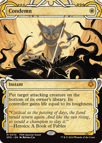 {R} Condemn (Showcase) [Foundations Special Guests][SPG 074]