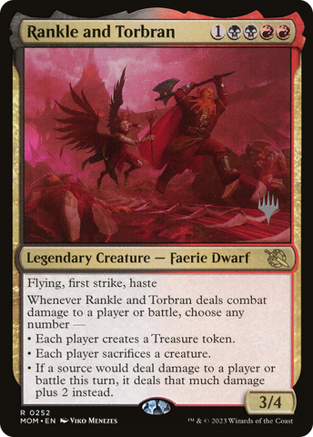 {R} Rankle and Torbran (Promo Pack) [March of the Machine Promos][PP MOM 252]