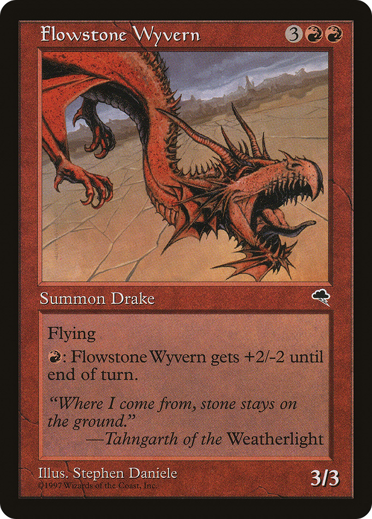 {R} Flowstone Wyvern [Tempest][TMP 176]