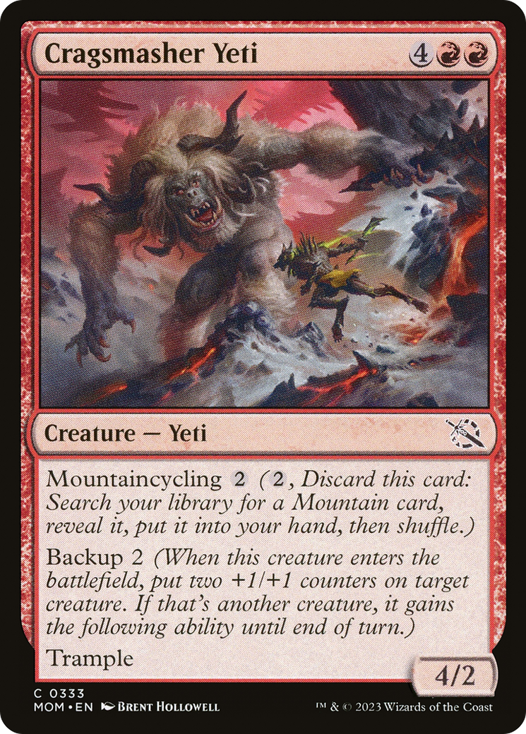 {C} Cragsmasher Yeti [March of the Machine][MOM 333]