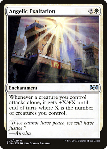 {C} Angelic Exaltation [Ravnica Allegiance][RNA 002]