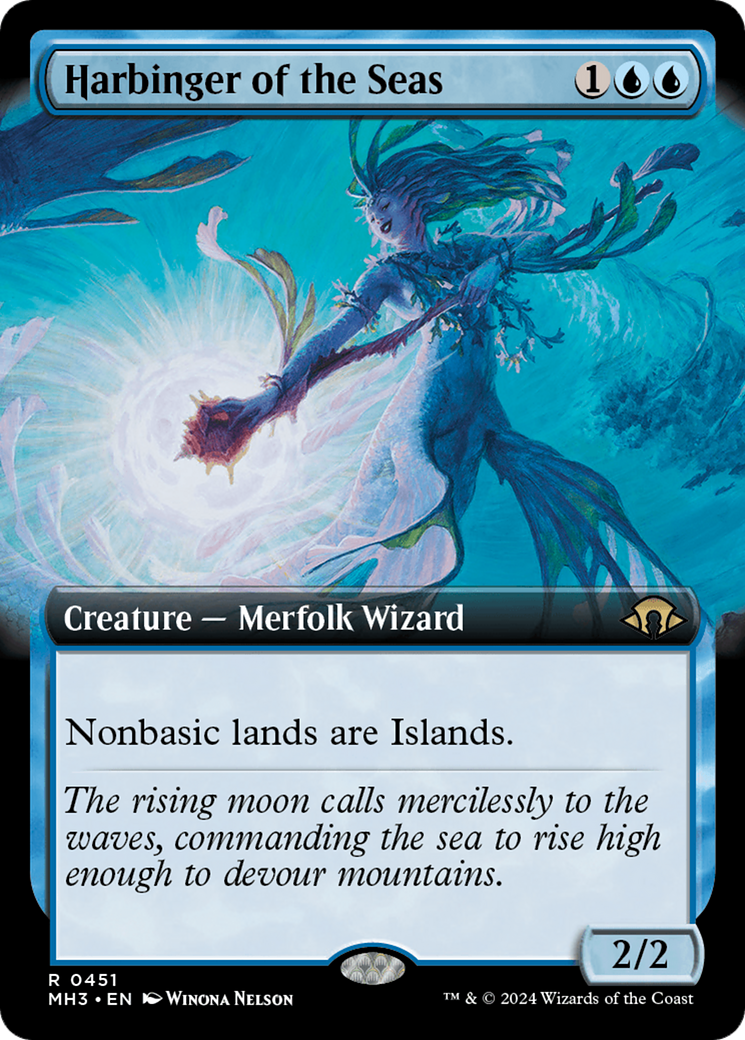 {R} Harbinger of the Seas (Extended Art) [Modern Horizons 3][MH3 451]