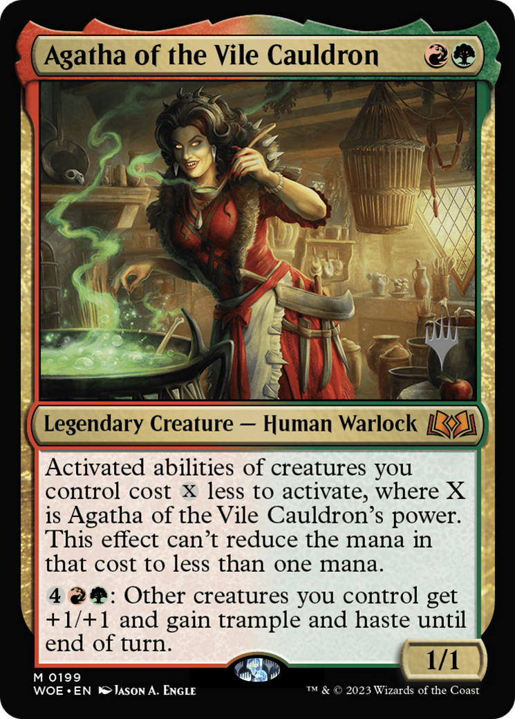 {@R} Agatha of the Vile Cauldron (Promo Pack) [Wilds of Eldraine Promos][PP WOE 199]