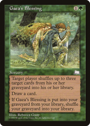 {C} Gaea's Blessing [Weatherlight][WTH 129]