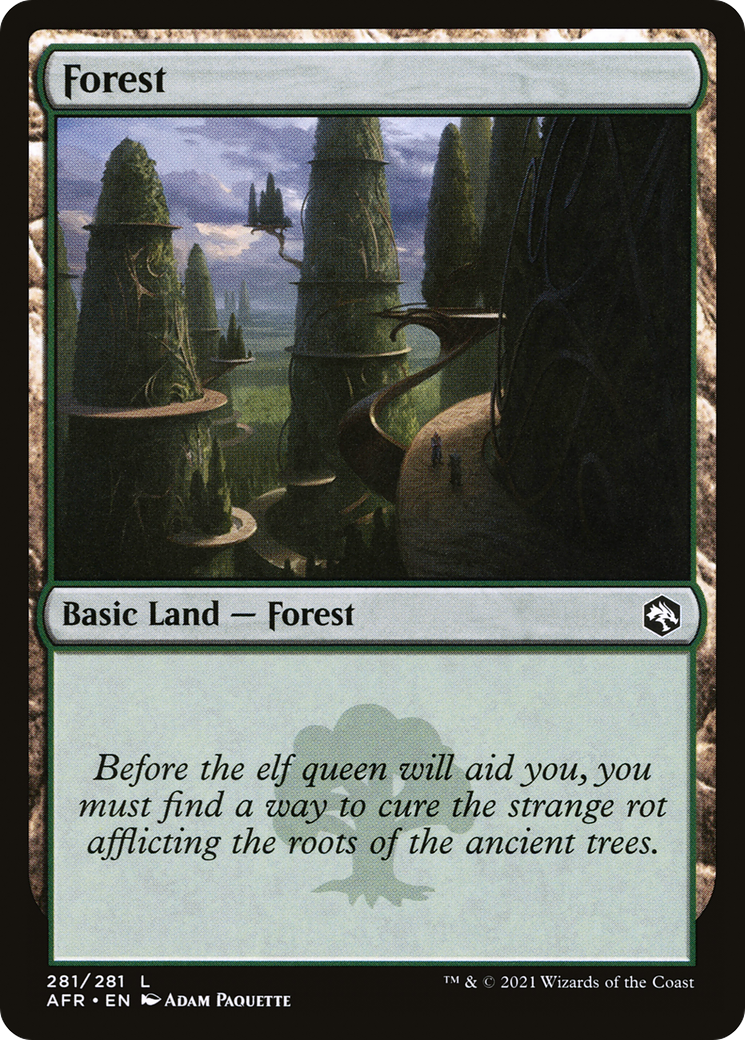 {B}[AFR 281] Forest (281) [Dungeons & Dragons: Adventures in the Forgotten Realms]
