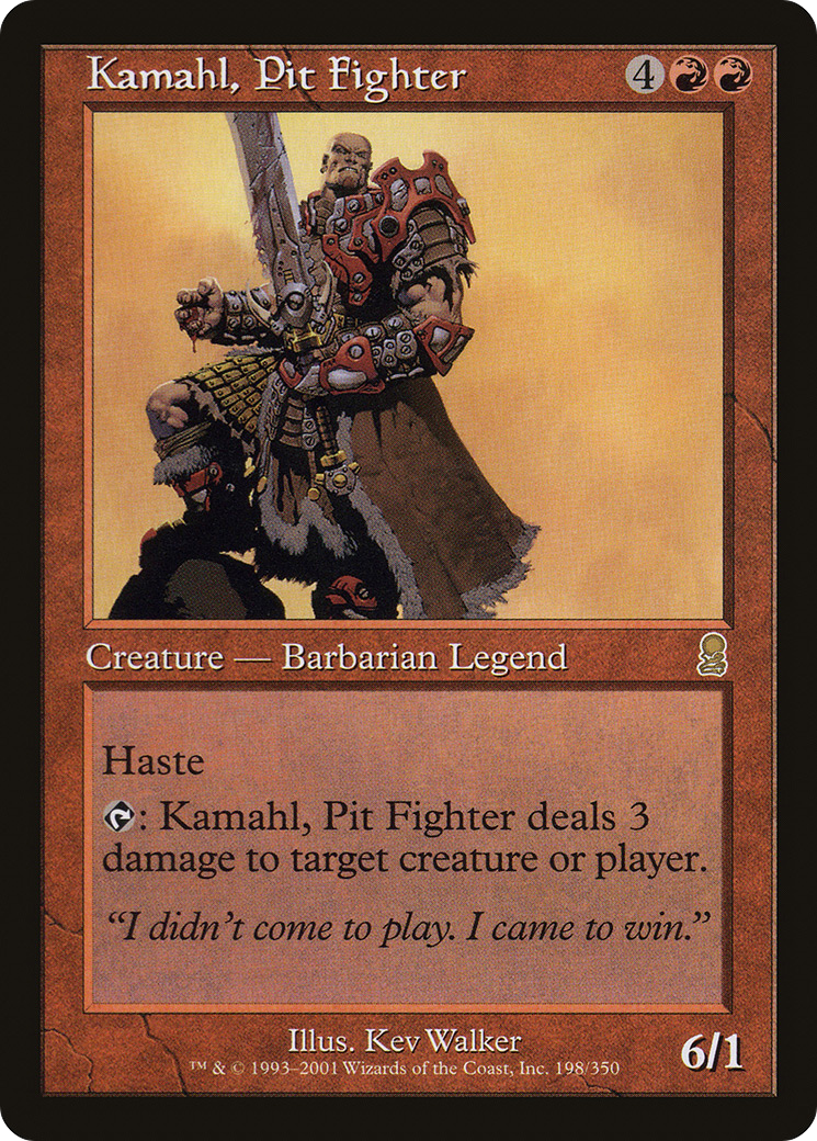 {R} Kamahl, Pit Fighter [Odyssey][ODY 198] - Misty Mountain Games