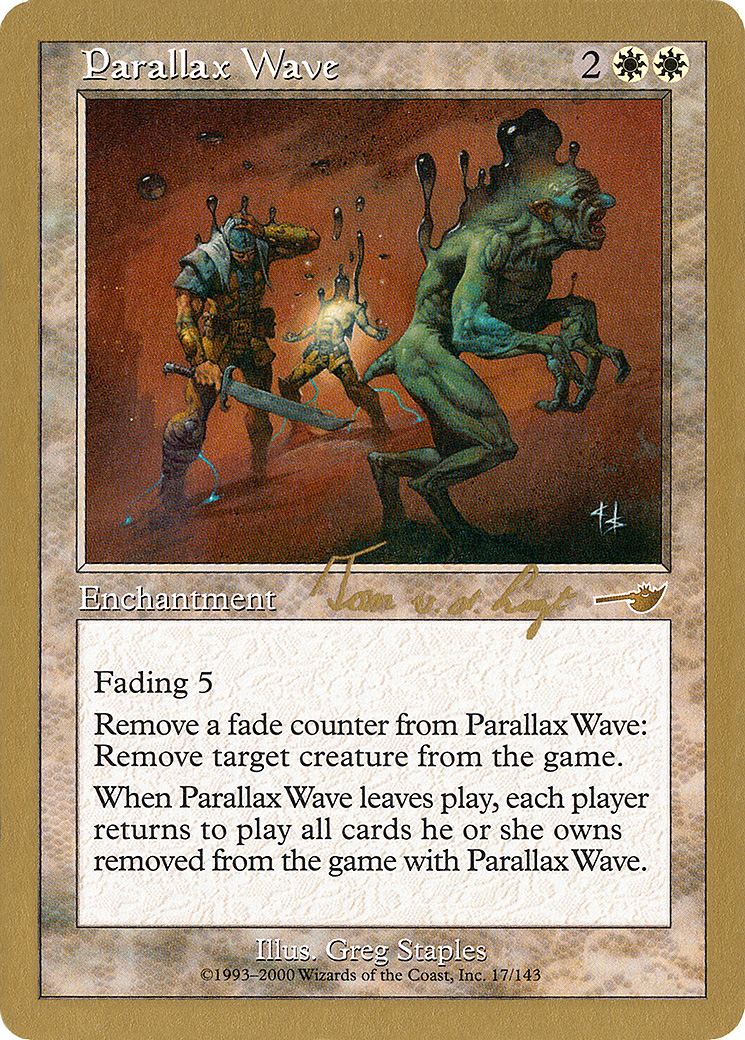 {R} Parallax Wave (Tom van de Logt) [World Championship Decks 2000][GB WC00 TVDL17]