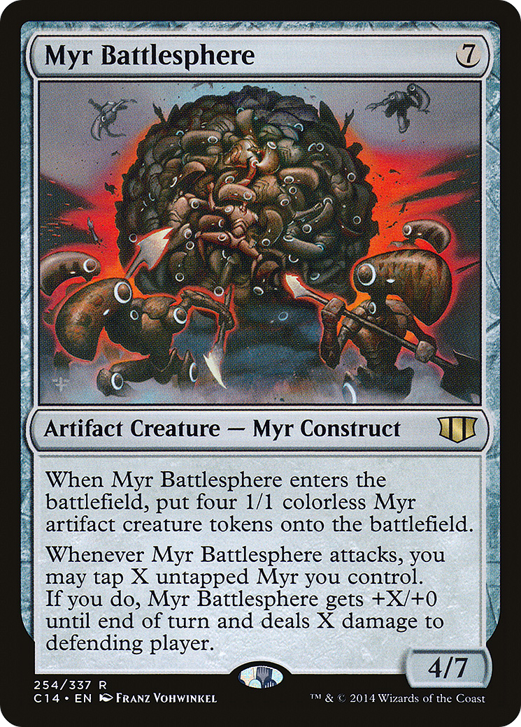 {R} Myr Battlesphere [Commander 2014][C14 254]