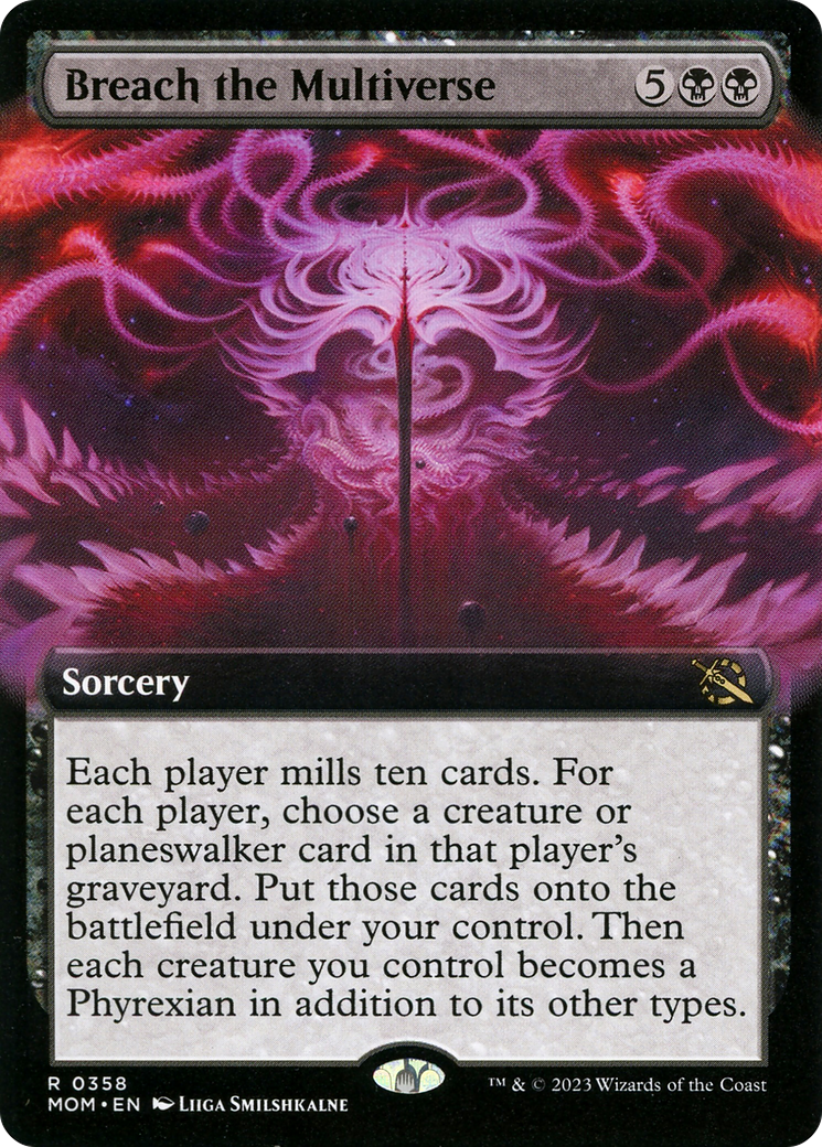 {R} Breach the Multiverse (Extended Art) [March of the Machine][MOM 358]