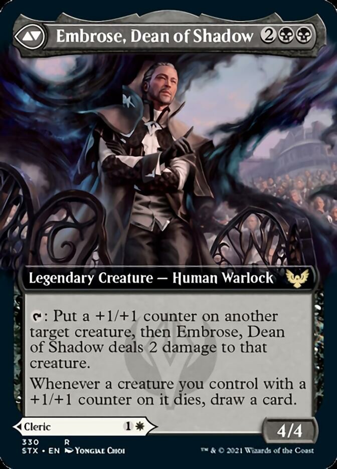 {R} Shaile, Dean of Radiance // Embrose, Dean of Shadow (Extended Art) [Strixhaven: School of Mages][STX 330]