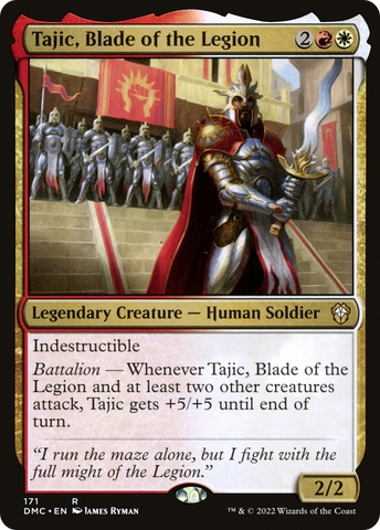 {R} Tajic, Blade of the Legion [Dominaria United Commander][DMC 171]