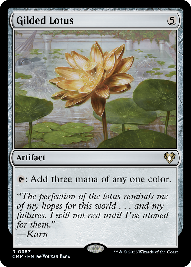 {R} Gilded Lotus [Commander Masters][CMM 387]