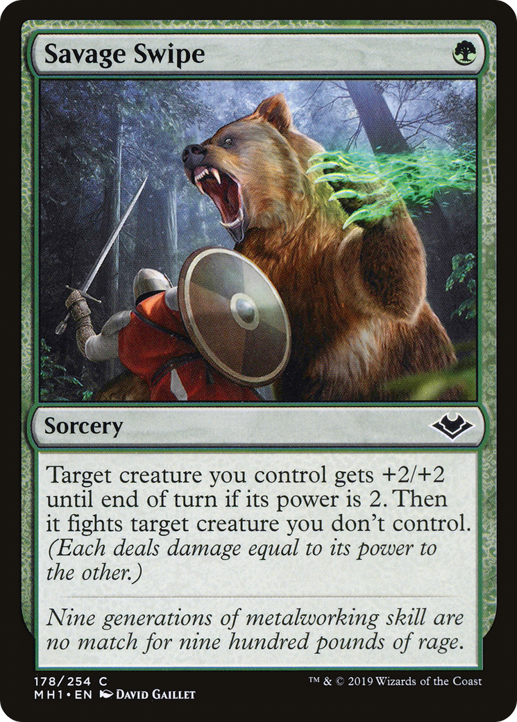 {C} Savage Swipe [Modern Horizons][MH1 178]