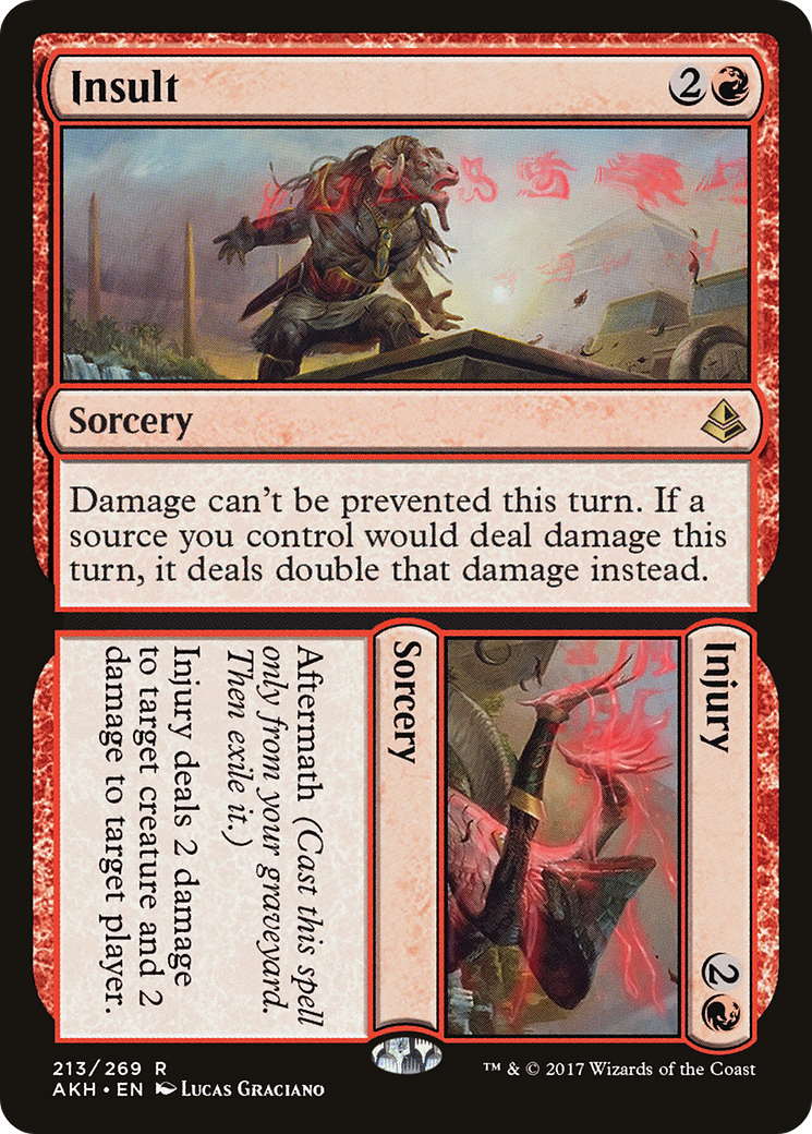 {R} Insult // Injury [Amonkhet][AKH 213]