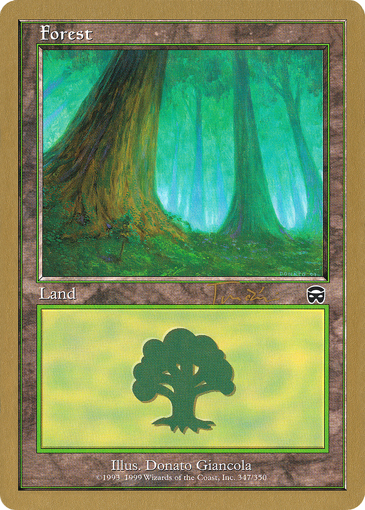 {B}[GB WC01 JT347] Forest (jt347) (Jan Tomcani) [World Championship Decks 2001]