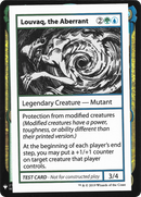 {R} Louvaq, the Aberrant [Mystery Booster Playtest Cards][CON CMB1 095]