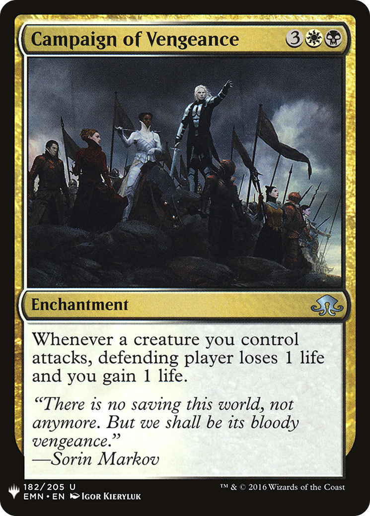 {C} Campaign of Vengeance [Mystery Booster][LS EMN 182]