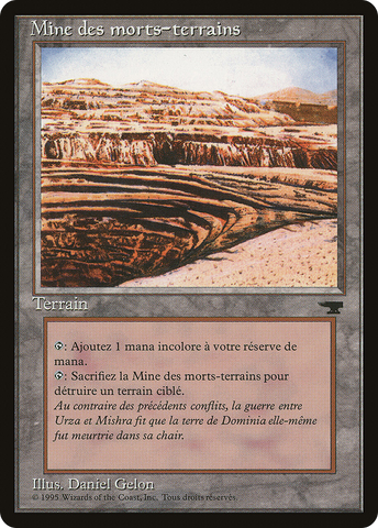 {C} Strip Mine (French) - "Mine des morts-terrains" [Renaissance][REN 189]