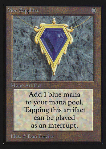 {R} Mox Sapphire [International Collectorsâ Edition][GB CEI 266]
