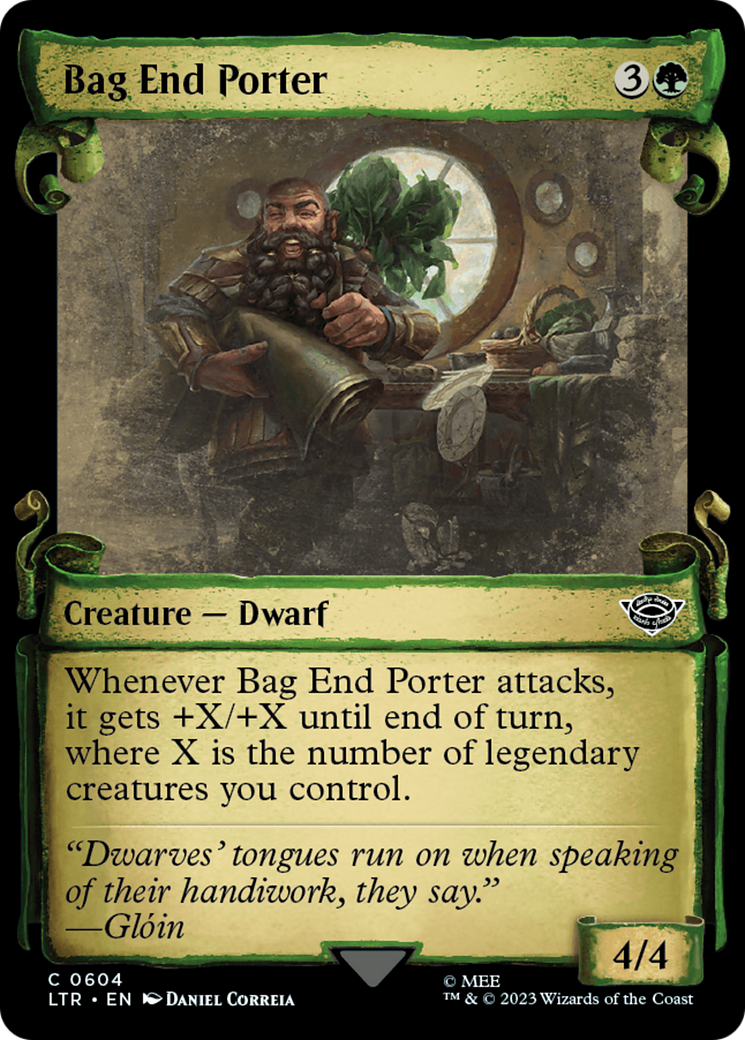 {C} Bag End Porter [The Lord of the Rings: Tales of Middle-Earth Showcase Scrolls][LTR 604]
