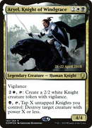 {R} Aryel, Knight of Windgrace [Dominaria Prerelease Promos][PR DOM 192]