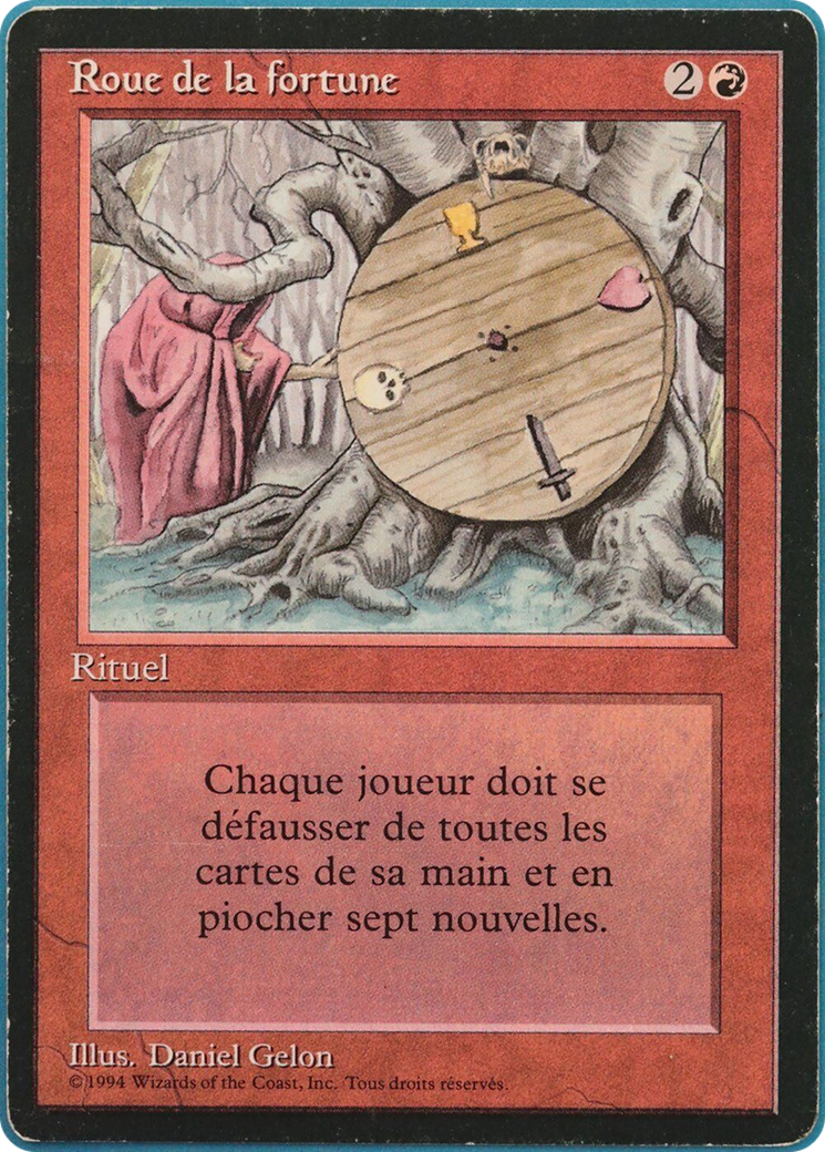 {F} Wheel of Fortune [Foreign Black Border][FBB 3ED 185]