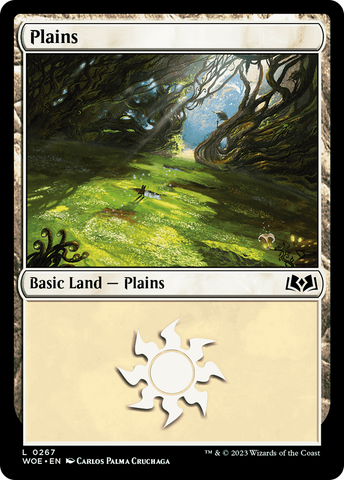 {B} Plains (0267) [Wilds of Eldraine][WOE 267]