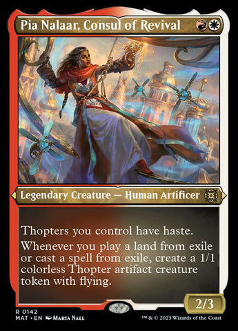 {R} Pia Nalaar, Consul of Revival (Foil Etched) [March of the Machine: The Aftermath][MAT 142]