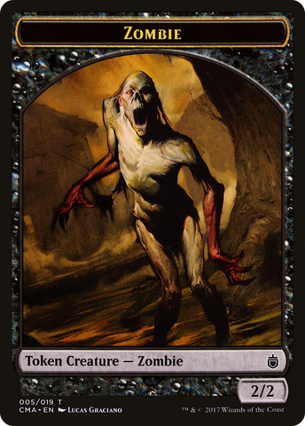 {T} Zombie Token [Commander Anthology Tokens][TCMA 005]