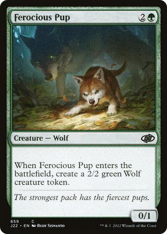 {C} Ferocious Pup [Jumpstart 2022][J22 659]