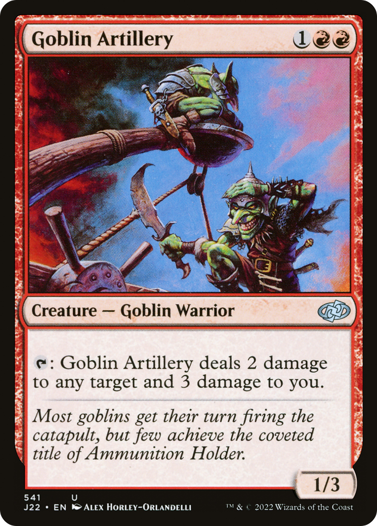 {C} Goblin Artillery [Jumpstart 2022][J22 541]
