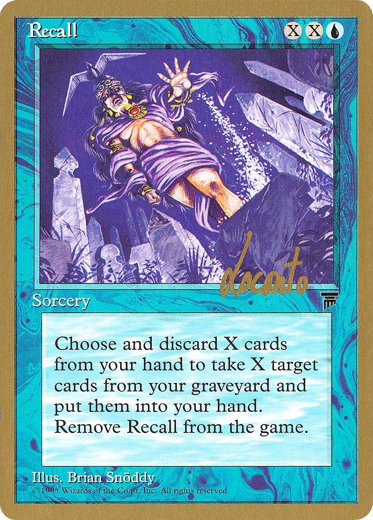 {C} Recall (Michael Loconto) [Pro Tour Collector Set][GB PTC ML24]