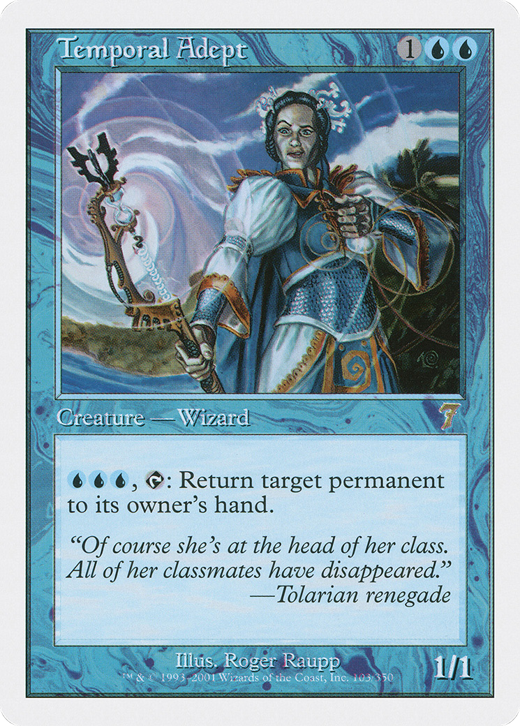 {R} Temporal Adept [Seventh Edition][7ED 103]