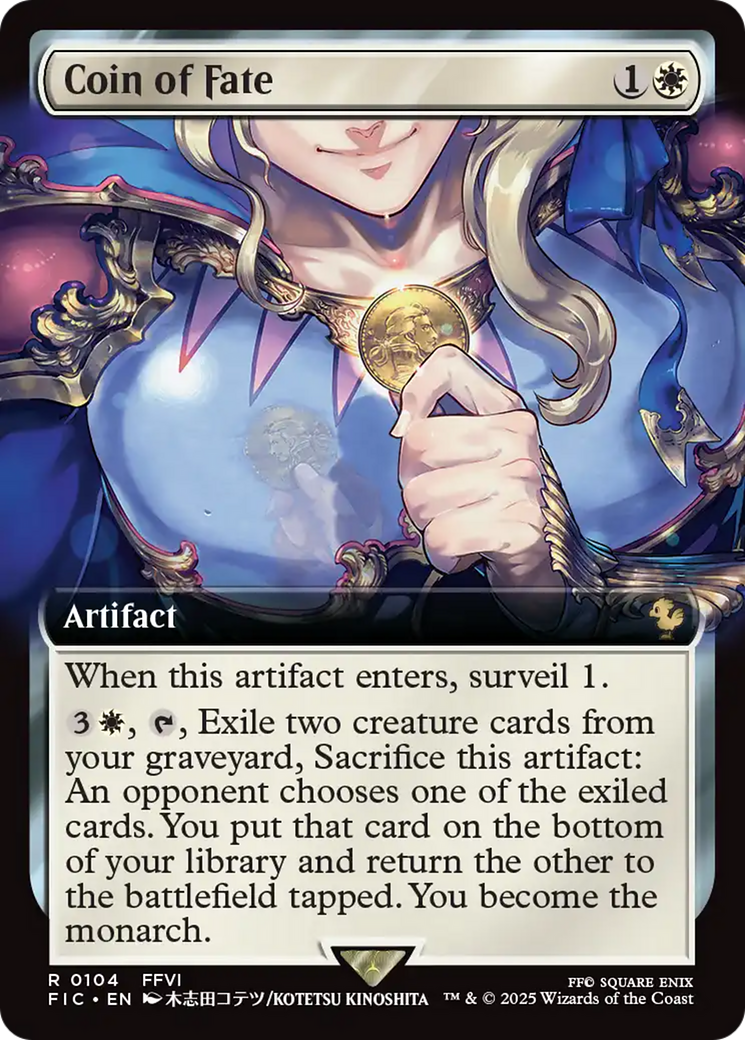 {R} Coin of Fate (Extended Art) [FINAL FANTASY Commander][FIC 104]