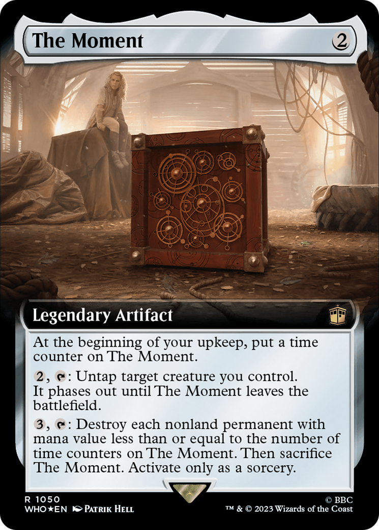 {R} The Moment (Extended Art) (Surge Foil) [Doctor Who][WHO 1050]