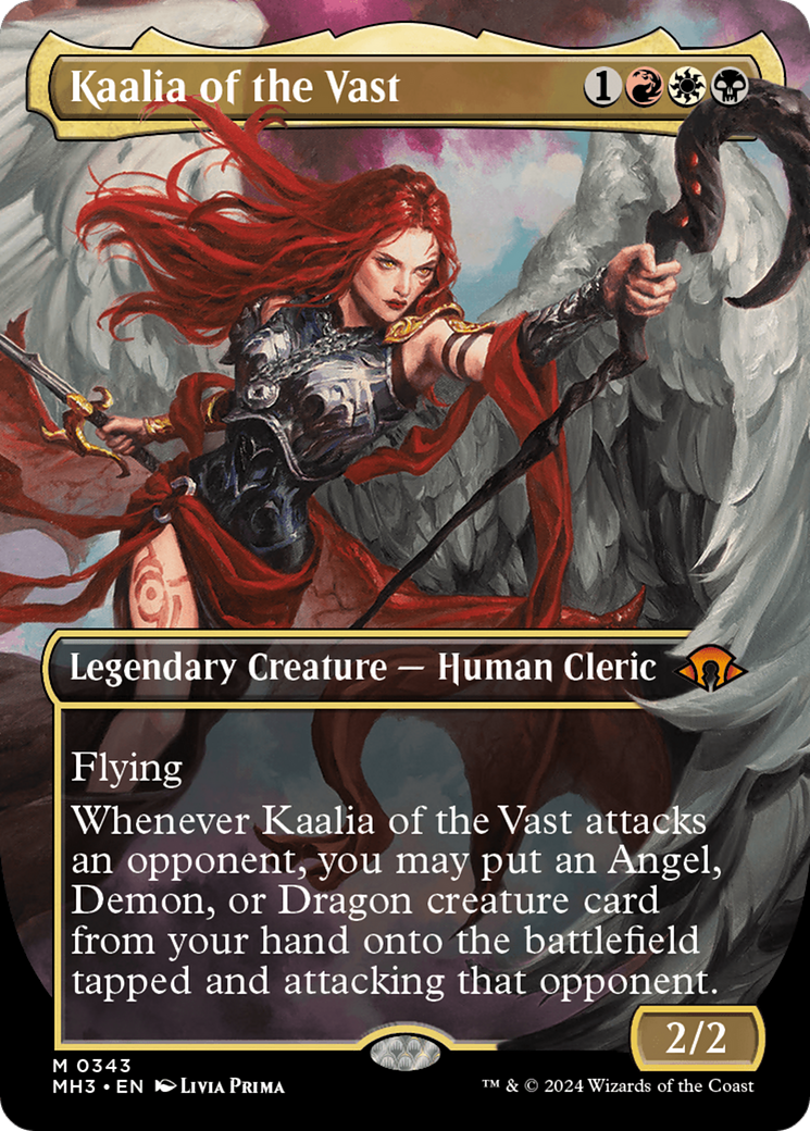 {R} Kaalia of the Vast (Borderless) (0343) [Modern Horizons 3][MH3 343]