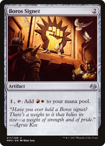 {C} Boros Signet [Modern Masters 2017][MM3 217]